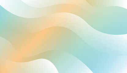 Wave Modern Background. For Your Design Wallpaper, Presentation, Banner, Flyer, Cover Page, Landing Page. Vector Illustration with Color Gradient.