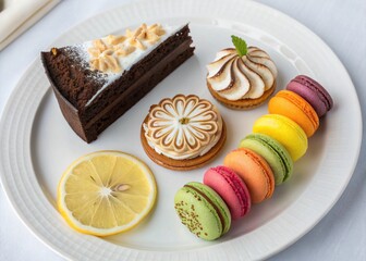 chocolate cake on a plate