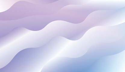 Fototapeta premium Wavy Background. For Futuristic Ad, Booklets. Vector Illustration with Color Gradient.