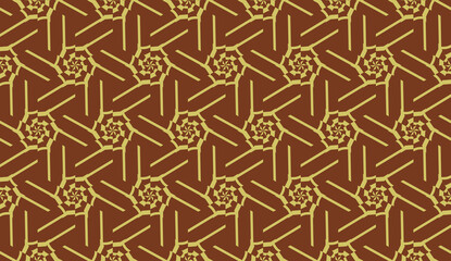 Modern elegant background Triangles, lines.. For your design. Brown color. Vector seamless pattern in geometric style.
