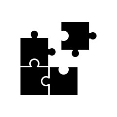 Puzzle Icon. Puzzle Vector Icon in line style design. Symbol of Puzzle. Vector illustration.
