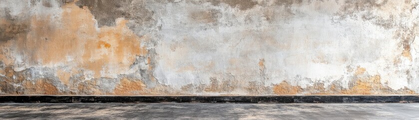 Obraz premium Aged, weathered wall and floor