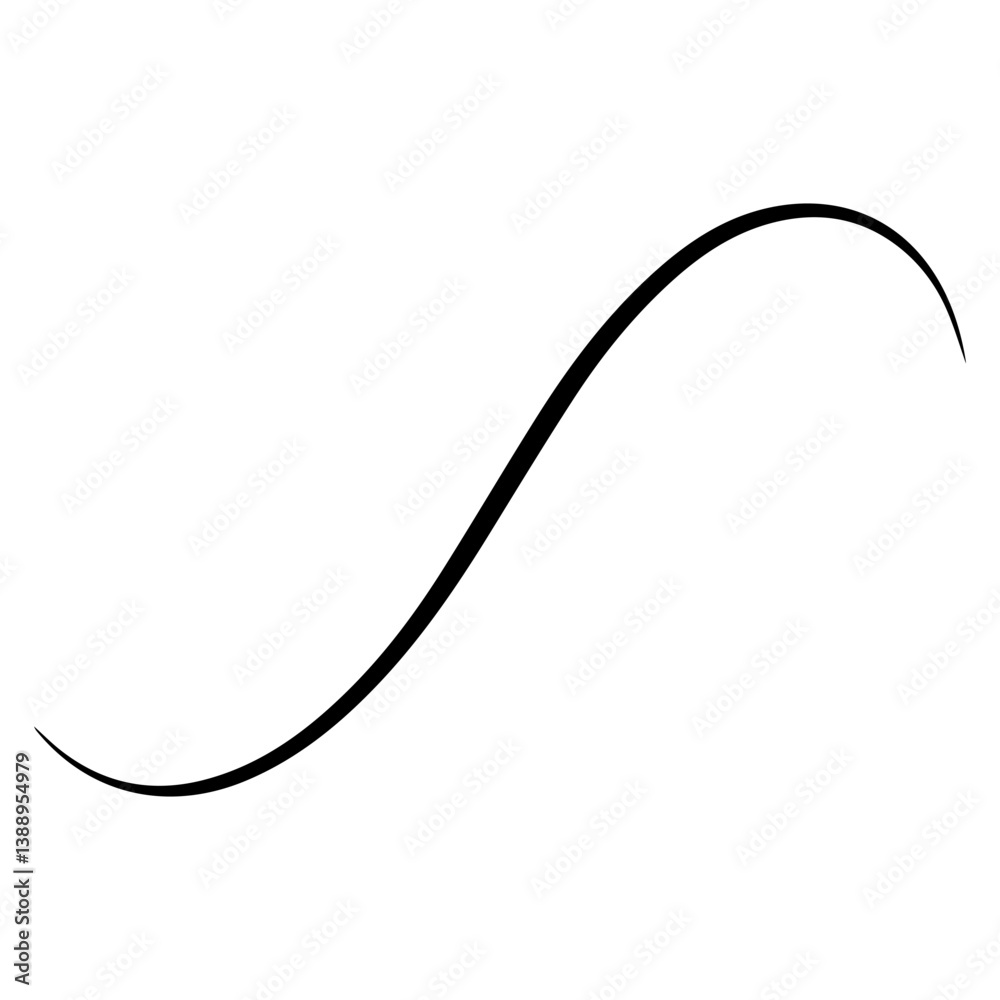 Poster simple elegant curved line depicting the dynamic nature of policy changes