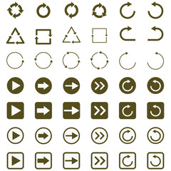 イラスト素材：いろいろ矢印イラストセット