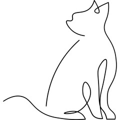 Cat Line Art