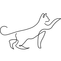 Cat Line Art