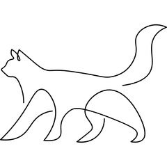Cat Line Art