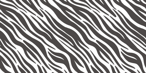 Zebra skin pattern trends. Animal fur. vector illustration.