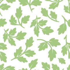 pattern with a small pattern of leaves. vector illustration
