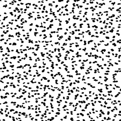 Geometric Eps Dot Concept. Black Seamless Vector Art. Pattern Cute Circle. Abstract Vintage Icon. Black Modern Background Spray. Black Dirty Polka Background. Small Color Dot. Random Spot Polkadot.