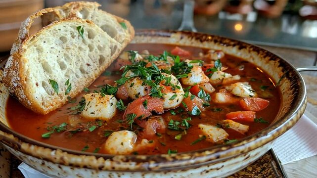 zuppa di pesce video italian food