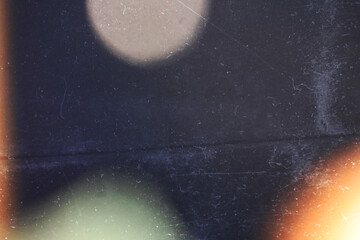 Noise scratch with glitch. Old film grain. Gray blue red light leaks color vintage dust grain...