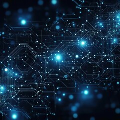 Obraz premium Abstract digital network circuit board backgroud