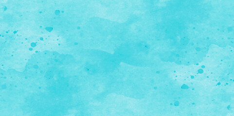 Bright Blue watercolor vector background, watercolor drawing on a paper image, hand paint square stain backdrop.