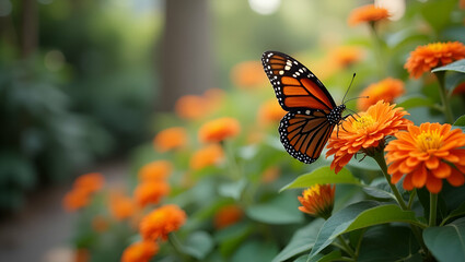 Obraz premium Capture Elegant Butterfly Gardens: Vibrant Species, Dynamic Floral Backdrops & Refined Natural Habitats for Ecological Beauty & Cultural Inspiration in Photo Stock