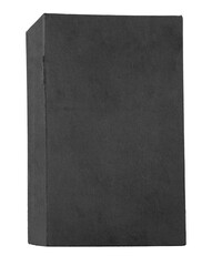 Grey Worn Fabric-Covered Book Standing Upright
