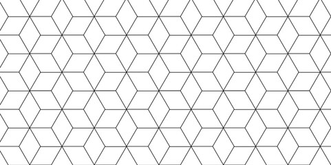 Vector seamless pattern with hexagon square cube geometric pattern shapes grid metal element texture design. abstract tiles gradient science web tech connection triangle diamond honeycomb hexagon art.