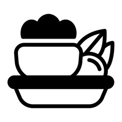 This Bunny chow icon is suitable for Africa, Africa Day, etc