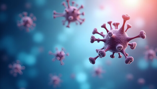 Elegant wallpaper design incorporating subtle molecular imagery linked to genomic biomarker discovery broad open negative space supports refined visual context for advanced research presentations in m