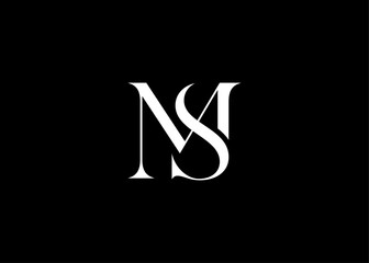 Luxury MS letter mark