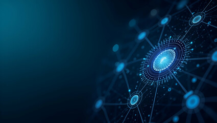 Naklejka premium Elevate digital photo archives by featuring crypto market integration themes that showcase innovative blockchain solutions and dynamic digital asset exchanges in Photo Stock Concept and empty space