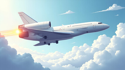 Obraz premium Elegant Wallpaper Design: Innovative Space Engineering with Refined Digital Imagery and Extensive Negative Space for Transformative Aerospace Solutions