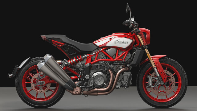 The Indian FTR 1200S is a street tracker, or flat track motorcycle for the street, manufactured by the American brand Indian Motorcycle.