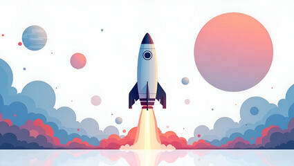 Obraz premium Explore our elegant wallpaper design featuring innovative spacecraft and advanced astronautics, symbolizing the future of space technology.