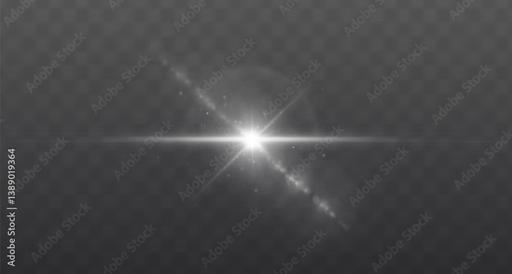 Poster vibrant glowing texture with magical flares, sparkles, and festive elements. this abstract vector de