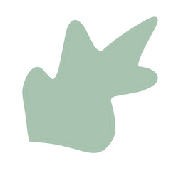 Green vector illustration leaf