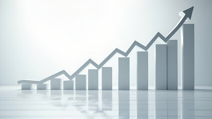 Minimalist Financial Wallpaper Design: Trade War & Investor Sentiment Imagery with Ample Space for Market Analysis Overlays in Photo Stock