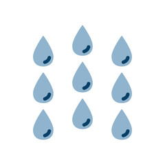 水滴のアイコンイラスト