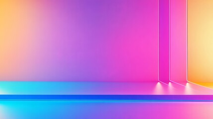 Vibrant gradient backdrop with soft lighting, ideal for product displays or creative visuals