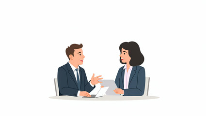 Fototapeta premium Refined Intelligence Diplomacy: Covert Data Sharing & Negotiation Techniques for Enhanced Global Security Cooperation - A Simple Flat Vector Illustration