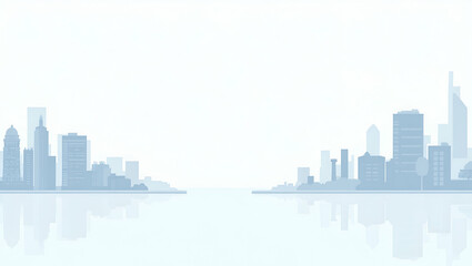 Obraz premium Flat Wallpaper artwork with expansive empty space and modern minimalist design illustrating financial automation by integrating advanced digital workflows intelligent transaction systems and innovativ