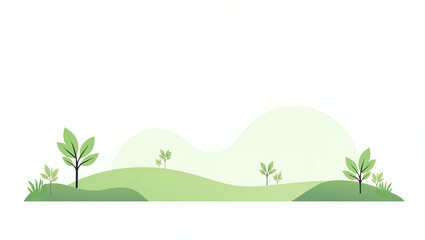 Obraz premium Explore our flat refined wallpaper design showcasing minimalist financial imagery, perfect for eco-friendly investment strategies and sustainable economic models.