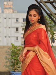 woman in traditional dress