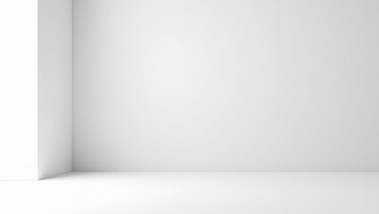 Obraz premium Refined Minimalist Flat Wallpaper Artwork: Showcasing AI-Powered Home Assistants & Smart Home Technology in Modern Residential Environments