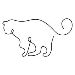 Cat Line Art
