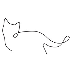 Cat Line Art