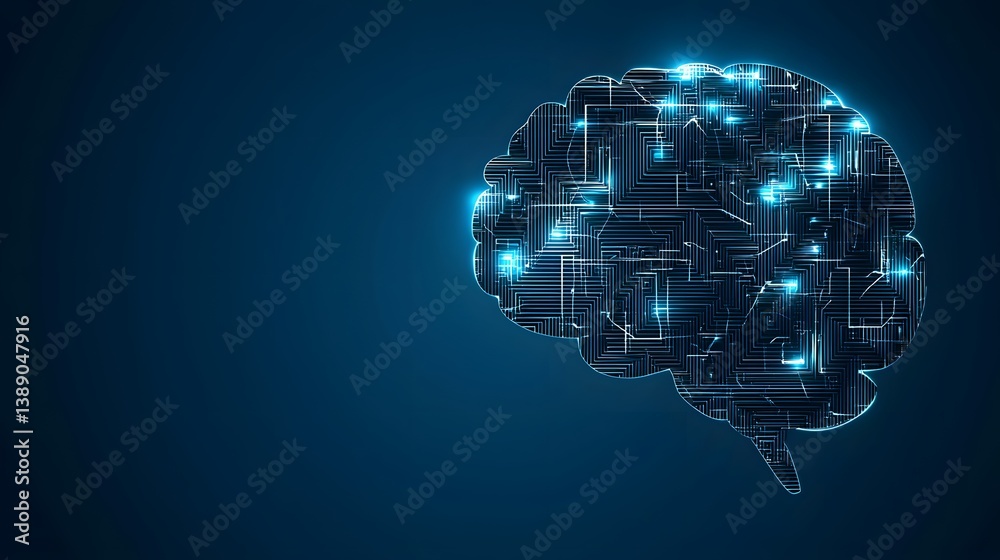 Poster A futuristic AI-driven optimization process, glowing neural networks visualizing data flow, machine learning algorithms adjusting in real time, deep cyber-tech aesthetic, high-tech lighting,