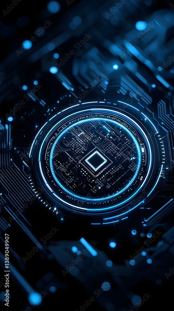 Poster AI efficiency in action, futuristic supercomputers optimizing machine learning models, glowing circuits, ultra-fast neural networks, deep cybernetic atmosphere