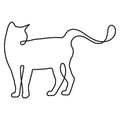 Cat Line Art