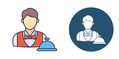  Concierge Service   icon Fill & Background Styles