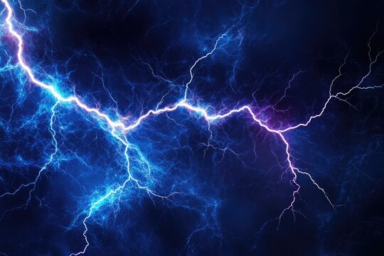 Powerful electric storm background