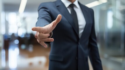 Business professional introducing automated solutions to enhance employee safety and compliance. 