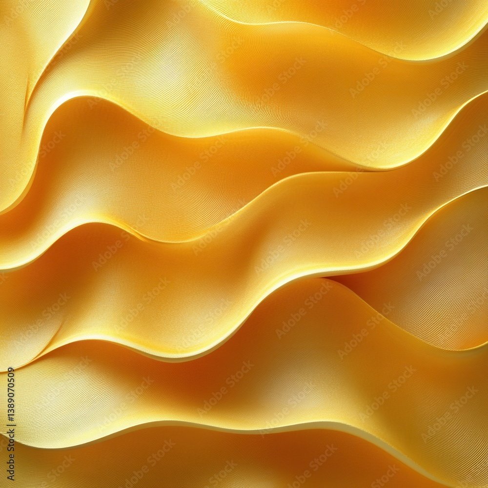 Poster abstract golden waves background with smooth curves and delicate texture for elegant design projects