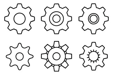 Gyres Line Art Illustration Detailed Drawing for Graphic Artwork  