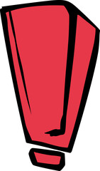 custom red exclamation mark