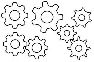 Gyres Line Art Illustration Simple Sketch for Visual Inspiration  